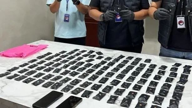Foto: Barang bukti vape narkoba dari penggerebekan di Jl. Sei Batang Hari, Medan