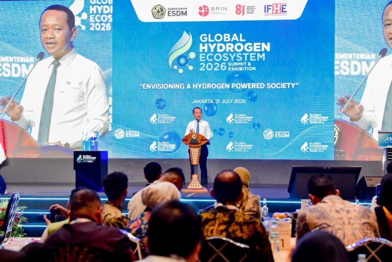 Peluncuran Bus H2 DDF pada GHES 2026 di Jakarta. Foto: esdm.go.id