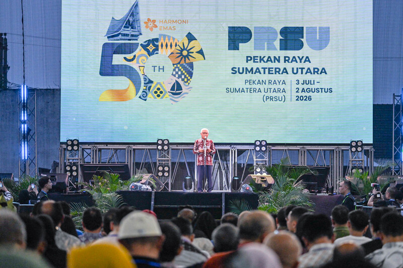 Penutupan PRSU 2026 di Medan dengan capaian putaran uang Rp50 miliar